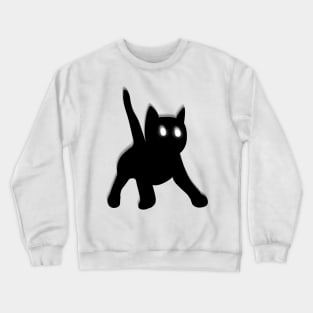 Scared Cat Crewneck Sweatshirt